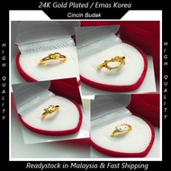 💥readystock💥 KT Emas Korea Cincin Budak Kitty Gold Plated Rings For Kids