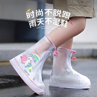雨鞋套 防水鞋套 rain shoe covers 宝宝儿童防水鞋套可重复使用上学专用防雨脚套加厚  yybd010.my09.10