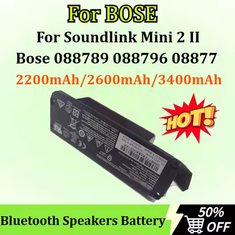 2200mAh/2600mAh/3400mAh Battery For BOSE Soundlink Mini 2 II Bose 088789 088796 08877 Bluetooth Spea