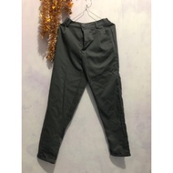 PRELOVED BAGGY PANTS DARK GREY BAGGY PANTS BASIC PANTS FOR WOMEN WOMEN'S PANTS BAGGY PANTS FOR WOMEN