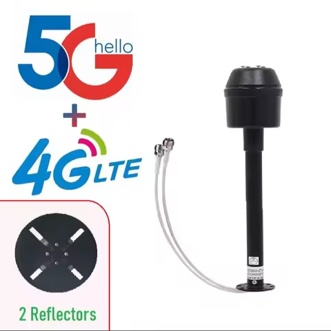 KSA Duty Free 35dB High Gain 4G 5G Mimo Antenna Feed 698 2700 4000 MHz Outdoor External Feeder Horn 