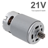 RS550 21V 19500RPM DC Motor 9 Teeth Micro Motor for Electric Drill / Electric Screwdriver