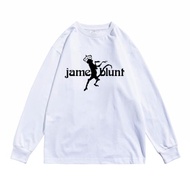 詹姆斯·布朗特上尉詩人James Blunt純棉印花長袖T恤寬松男女潮牌