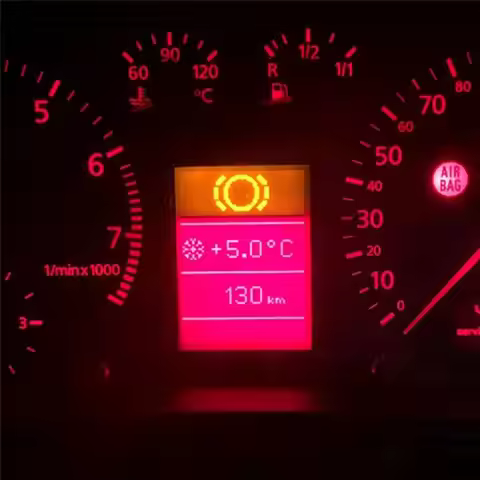 #45X (Black)For Audi A6 C5 LCD A3 S3 S4 S6 VDO Display for Audi VDO LCD Cluster,Automotive Parts & A