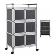 High Aluminium Multi Purpose Rack/ Storage Trolley With Door