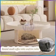 Round table, low table, coffee table, pet living room sofa and coffee table, side table, living room