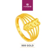 HABIB 999/24K Yellow Gold Ring 9GR00810325
