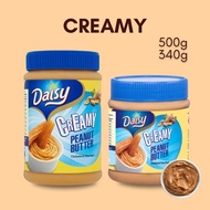 Daisy Peanut Butter Creamy Crunchy Peanut Spread Mentega Kacang Krim Rangup Halal 500g 340g