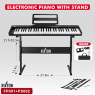Rixton 61Keys Foldable Piano Keyboard Electric Keyboard Folding 61 Keys/New Beginner/adult /children
