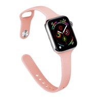 Suitable for Apple Watch straps Apple Watch 1-11 generations/Ultra 1-3/SE3 slim waist silicone watch