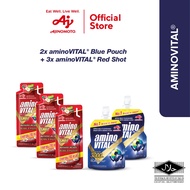 [Bundle Set] Amino VITAL® Blue 100g + Red Shot 45g (2 packs + 3 packs)