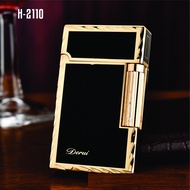 [CHÍNH HÃNG]_Bật Lửa Gas Cao Cấp DERUI  Đồng Khối Màu Sơn Mài Phủ Bóng  [Full Box].[Kèm Qùa Tặng].