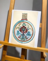 19th century德國瓷器設計手稿 - Vintage Draft - 古董