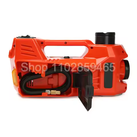 12V 3Ton/5Ton Car Electric Hydraulic Jack With Tire Inflator Pump And LED Flashlight 3 In 1 Lift Jac