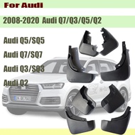 For Audi Q3 Q5 Q7 Q2 Mudguards Audi Q3 Q5 Sline mud flaps Q7 Sport Car Fenders splash guards auto ac