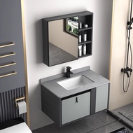 【SG Sellers】Bathroom Cabinet Basin Cabinet  Aluminium Basin Cabinet With Mirror Cabinet