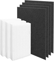 Adwrparts HRF-ARVP300 HEPA Filter Kit Compatible with Honeywell Filter R for All HPA Series Air Purifier Part Number Filter R HRF-R3 HRF-R2 HRF-R1 HRF-ARVP300