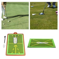 [trdfdv] Golf Hitting Mat Golf Training Mat Golf Training Equipment Batting Pad Golf Game