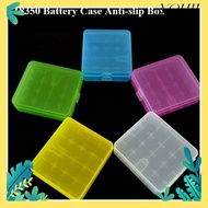 YOHII Battery , Coloful 4 AA AA 18650 Battery Box,  Anti-slip Plastic Battery Box 18350 Battery Hold