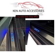 Honda City 2020-2024 GN2 Hatchback 2022 Side Sill Plate LED &amp; Side Step LED ABS QUALITY(NO WIRE CUTTING&amp;PLUG AND PLAY)