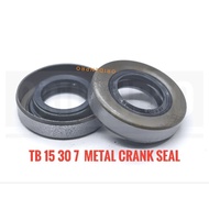 ( 15  30  7 ) Oil Seal Metal Original Mitsubishi TL43 TB43 TB50 ( magnet side)1Pcs 割草机原装耐高温铁壳油封
