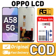 LCD OPPO A58 5G Compatible For ORIGINAL LCD Skrin Touch Screen Replacement