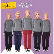 [Ready stock] Basic Seluar sukan skirtpant ready made by Nick Active