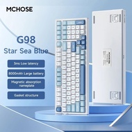 MCHOSE G98 V2 Wireless Mechanical Gaming Keyboard Tri-Mode Custom Hot Swappable Gasket Linear Switch