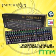 IMPERION KG-321 SLINGSHOT MECHNICAL 7 LED 104 KEYS USB GAMING KEYBOARD (BLUE SWITCH) DESKTOP / LAPTO