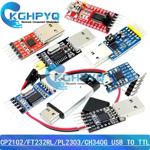 CP2102 USB 2.0 to UART TTL 5Pin / 6Pin Connector Module Serial Converter STC Replace FT232 CH340G PL