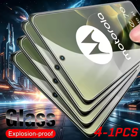 1‑4PCS 9H HD Tempered Glass Anti‑Fingerprint Screen Protector for Motorola Edge 70 Pro Fusion+ 60 50