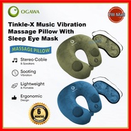 OGAWA Tinkle-X Music Vibration Massage Pillow With Sleep Eye Mask