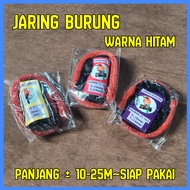 Black bird net 2.5 meters wide ±25M long ~ Ready to use 2NCH sold again 11/ 4IN 1.5MX25M