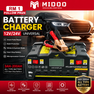 Car battery charger 12V/24V motorcycle battery charger Motorcycle acid battery charger Battery pulse