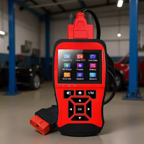 OBD2 Scanner Shows Check Engine Light Codes Live Data Mode 6 8 I M Readiness Battery Test Car Diagno
