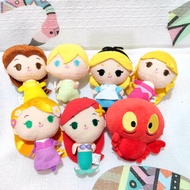 GANTUNGAN Disney Princess Mini Keychain Doll Plush Disney Princess Doll Keychain/