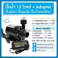 ปั๊มน้ำ DC12V/DC24V รุ่น AW500 800 ลิตร/ชม. ส่งสูง 4-5 เมตร ปั๊มตู้ปลา ปั๊มดูดปุ๋ย ปั๊มน้ำขนาดเล็ก ปั๊มน้ำพุ ปั๊มน้ำพุขนาดเล็ก