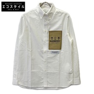 Burberry 8057135 白色牛津布超大號襯衫 XS碼 [二手]