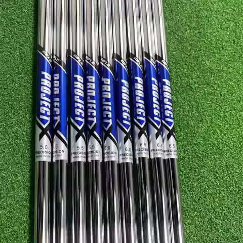 New Golf club Golf iron shaft PROJECT X 5.0/5.5/6.0/6.5 Silver steel shaft point 0.370