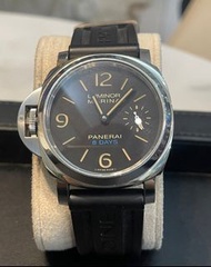 『已交流』PANERAI 沛納海 Luminor Left-Handed 8 Days Acciaio PAM796 PAM 796 黑色三明治面盤 8日鍊 左冠錶 手上鍊