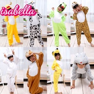 Kindergarten Children's Day Stage Costume Festival Performance Costume Cute Cartoon Children's Animal Dinosaur Bodysuit Pajamas Cosplay Tiger Lion Rabbit Panda Bee Zebra Animal Performance Costume