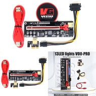 Pcie Riser VER 011 Pro Mining Premium 10 PCI-E VGA GPU Extender Capacitor