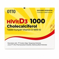 Hivit D3 1000 IU Box 30's tablet OTTO - Vitamin D3 1000 IU