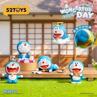 Pre-Sale [Genuine] 52Toys Doraemon Beautiful Day Clockwork Mystery Box Figure Toy Decoration Birthda