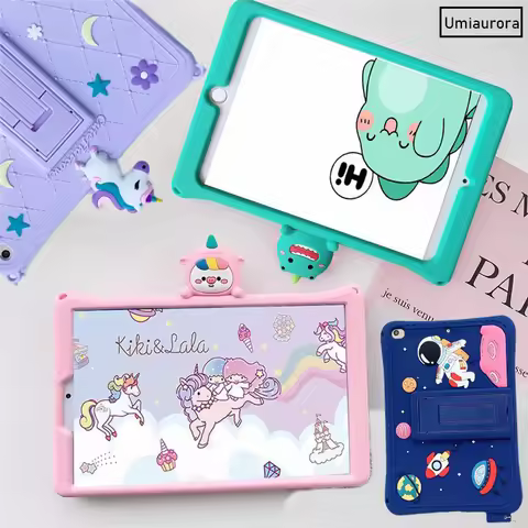 Kids Cartoon Shockproof Silicone Case For Huawei Mediapad M5 Lite 8.0 T5 10 10.1” M6 8.4 Pro 10.8 In