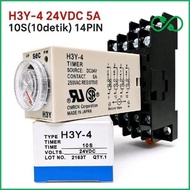 Timer H3Y4 24V Timer H3Y4 10 Seconds 60 Seconds Original H3Y4 24Vdc Premium