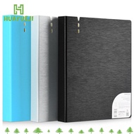 HUAYUEJI Display Book, Waterproof D-Shaped Binder A4 File Folders,  4 Hole PP Ring Binder Folder Doc