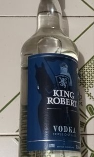全新 King Robert II Vodka 1 公升 1L 羅拔二世伏特加