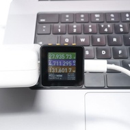 เครื่องทดสอบมัลติมิเตอร์ C USB แบบเครื่องทดสอบแรงดันไฟฟ้า50V 6A เครื่องทดสอบมิเตอร์พลังงาน KM003C US