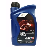 Elf Moto4 Race 10W60  Fully Synthetic Lubricant Motorcycle Engine Oil 1L
